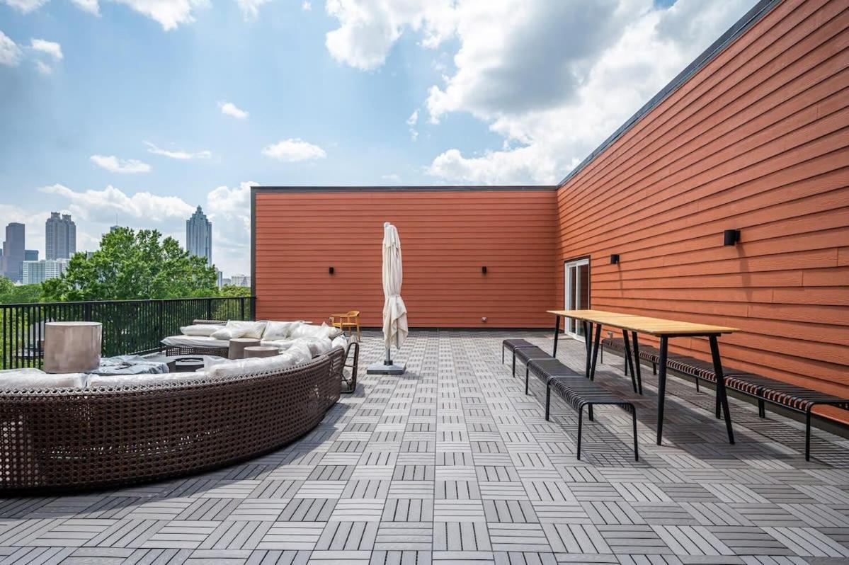 Downtown New Built Roof Top Balcony City View 525Pkwy Atlanta Exterior foto